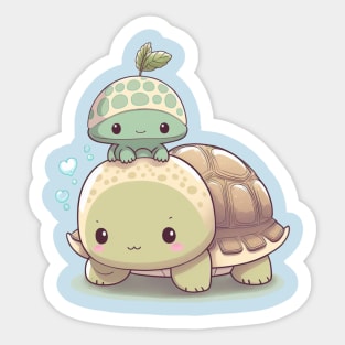 Turtle Cute kawaii Sticker